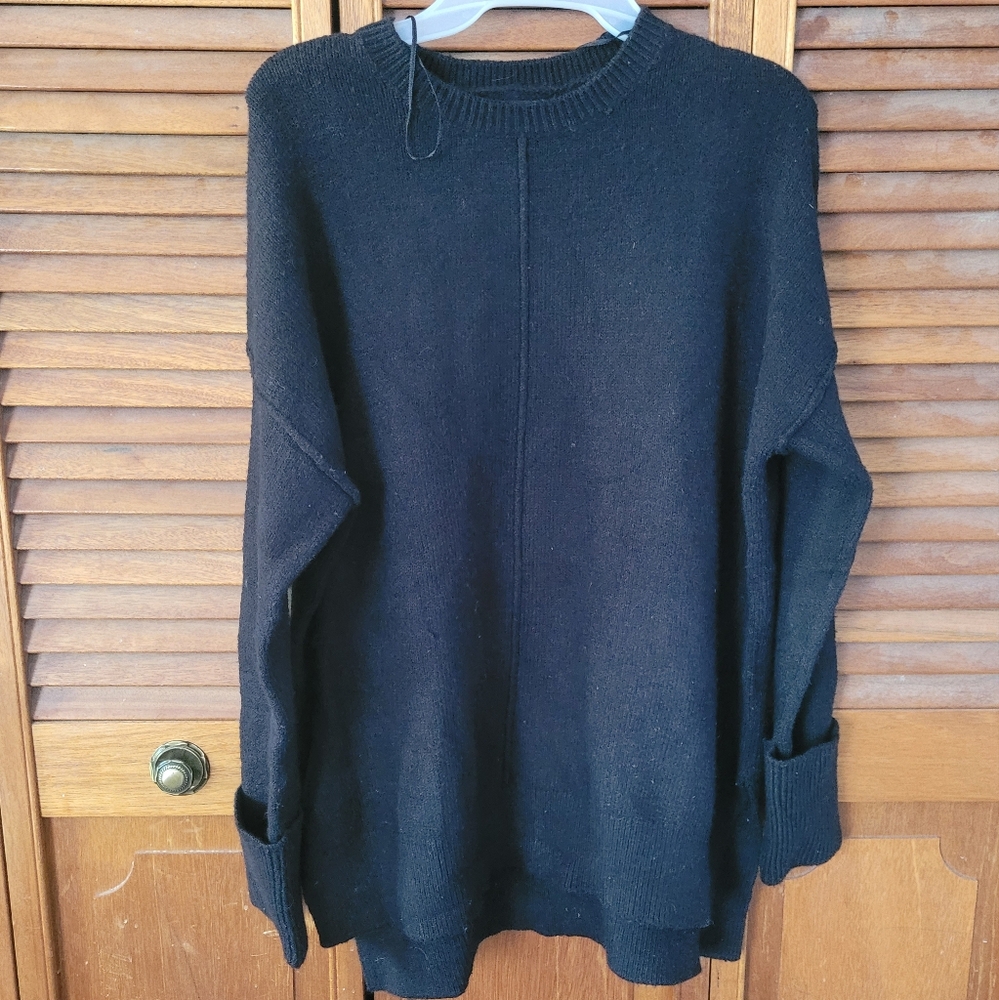 Back long sweater